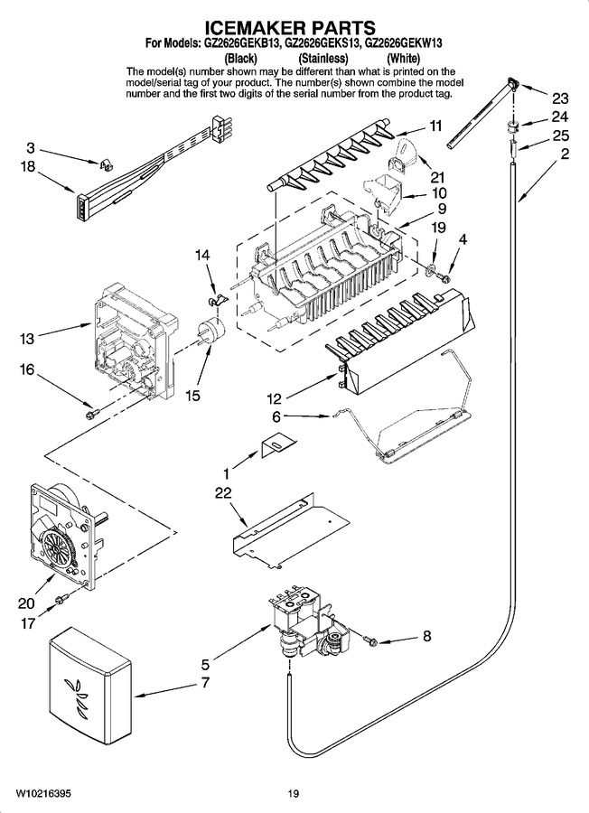 Diagram for GZ2626GEKS13