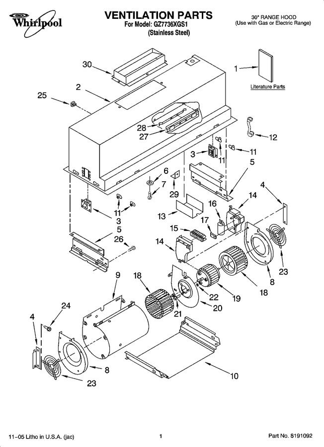 Diagram for GZ7736XGS1