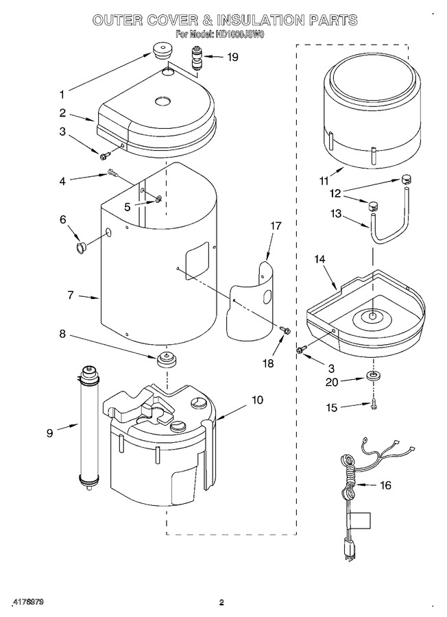 Diagram for HD1000JSW0