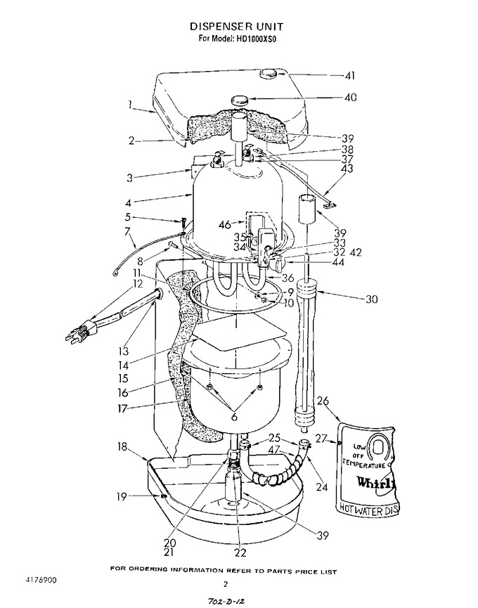 Diagram for HD1000XS0