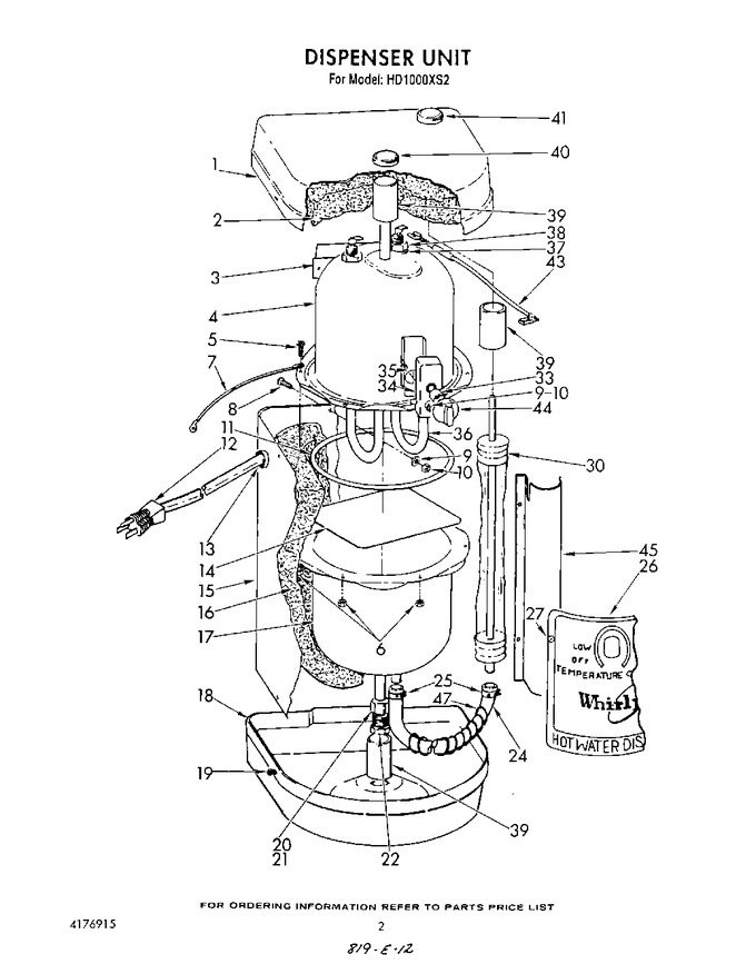Diagram for HD1000XS2