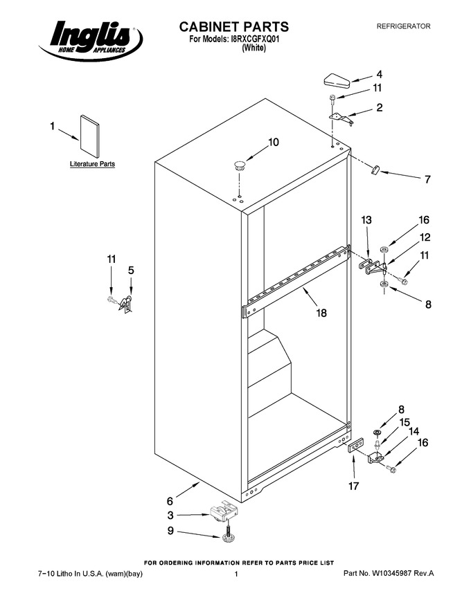 Diagram for I8RXCGFXQ01