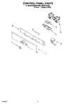 Diagram for 04 - Control Panel Parts