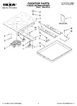 Diagram for 01 - Cooktop Parts, Optional Parts (not Included)