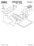 Diagram for 01 - Cooktop Parts