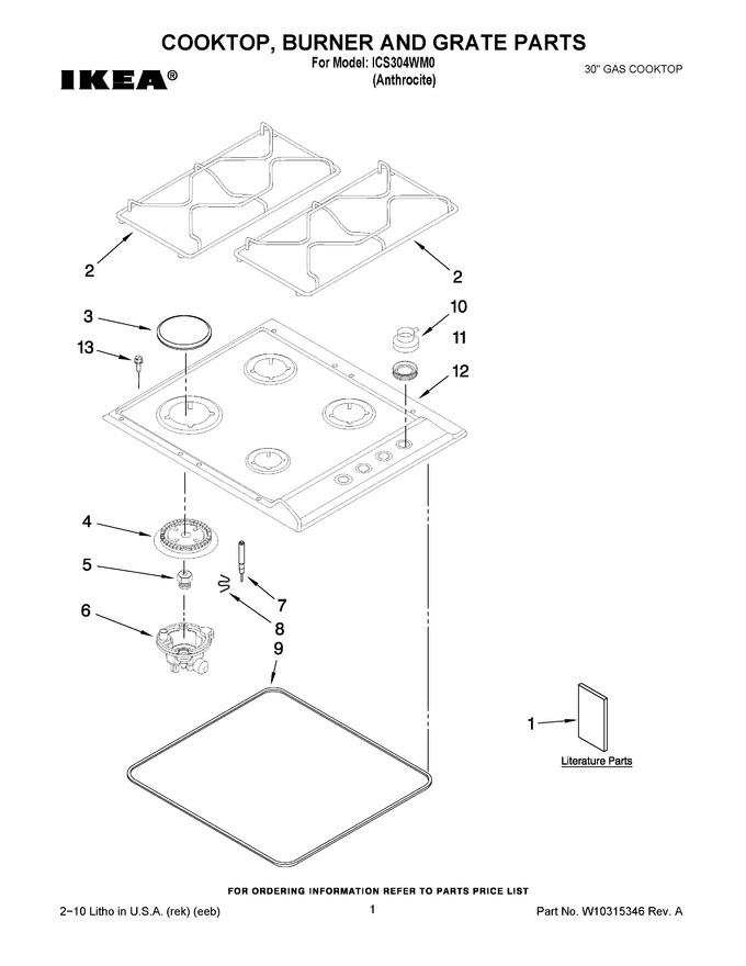 Diagram for ICS304WM0
