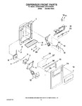 Diagram for 08 - Dispenser Front Parts
