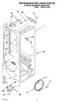 Diagram for 02 - Refrigerator Liner Parts