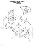 Diagram for 08 - Dispenser Front Parts