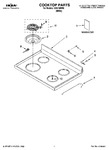 Diagram for 01 - Cooktop Parts