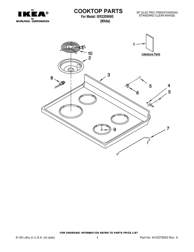 Diagram for IER320WW0