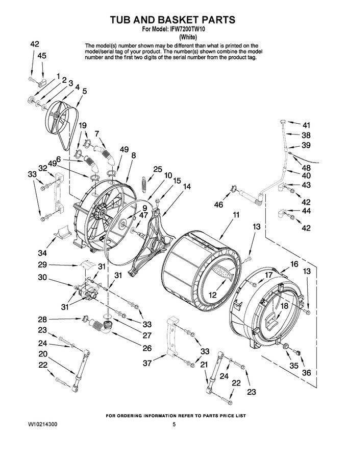Diagram for IFW7200TW10