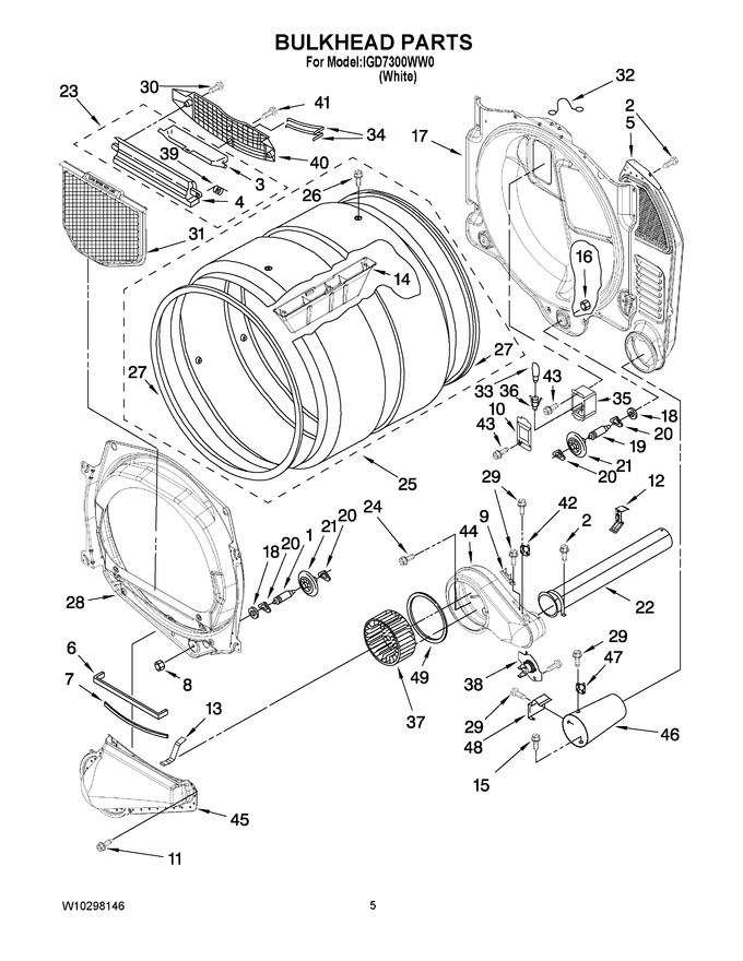 Diagram for IGD7300WW0