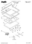 Diagram for 01 - Cooktop Parts