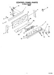 Diagram for 02 - Control Panel Parts