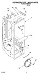 Diagram for 02 - Refrigerator Liner Parts