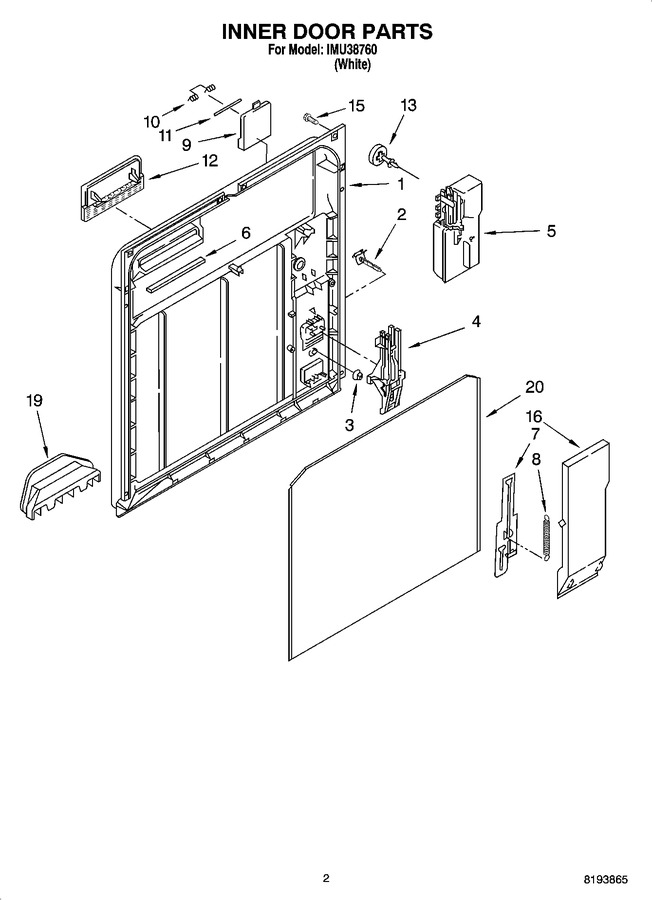 Diagram for IMU38760