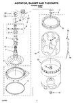 Diagram for 03 - Agitator, Basket And Tub Parts