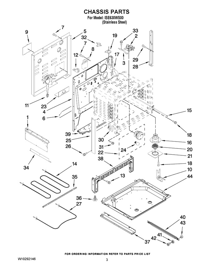 Diagram for ISE630WS00
