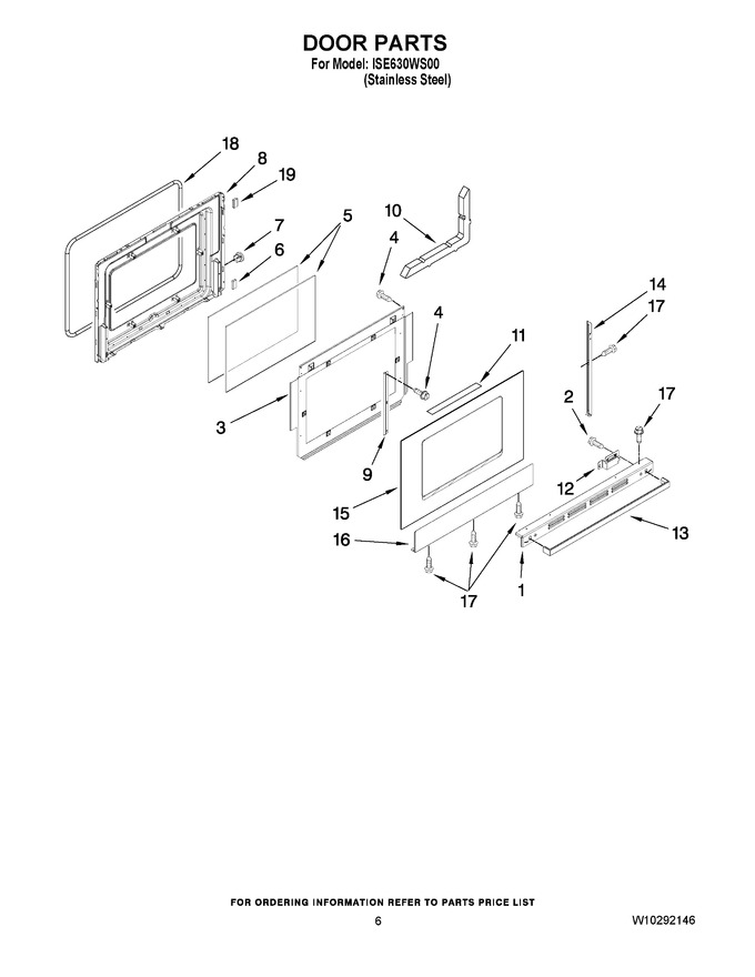 Diagram for ISE630WS00