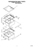 Diagram for 03 - Refrigerator Shelf Parts