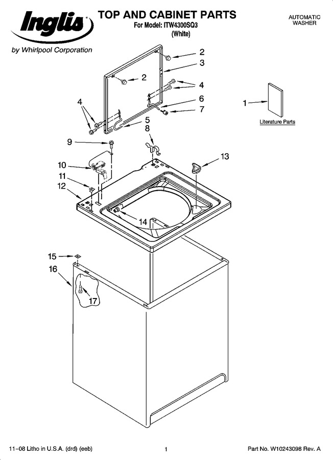 Diagram for ITW4300SQ3