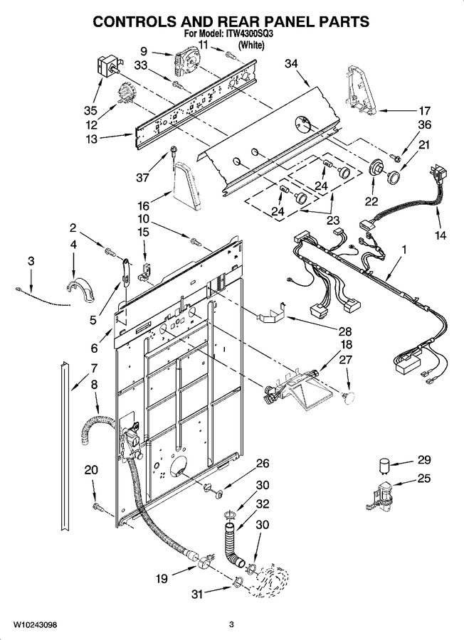 Diagram for ITW4300SQ3
