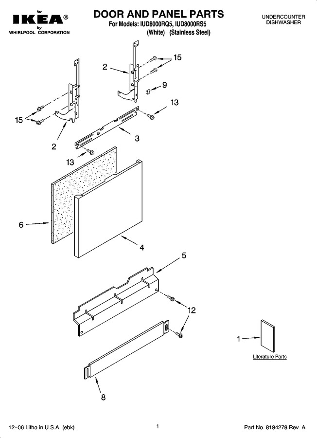Diagram for IUD8000RS5