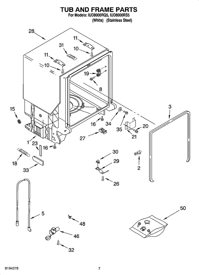 Diagram for IUD8000RS5