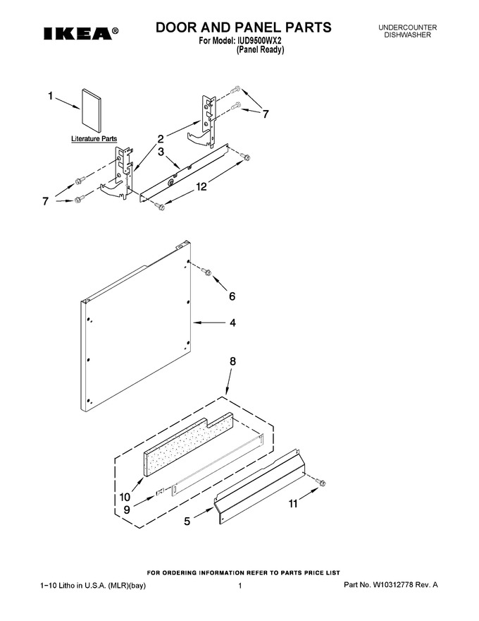 Diagram for IUD9500WX2
