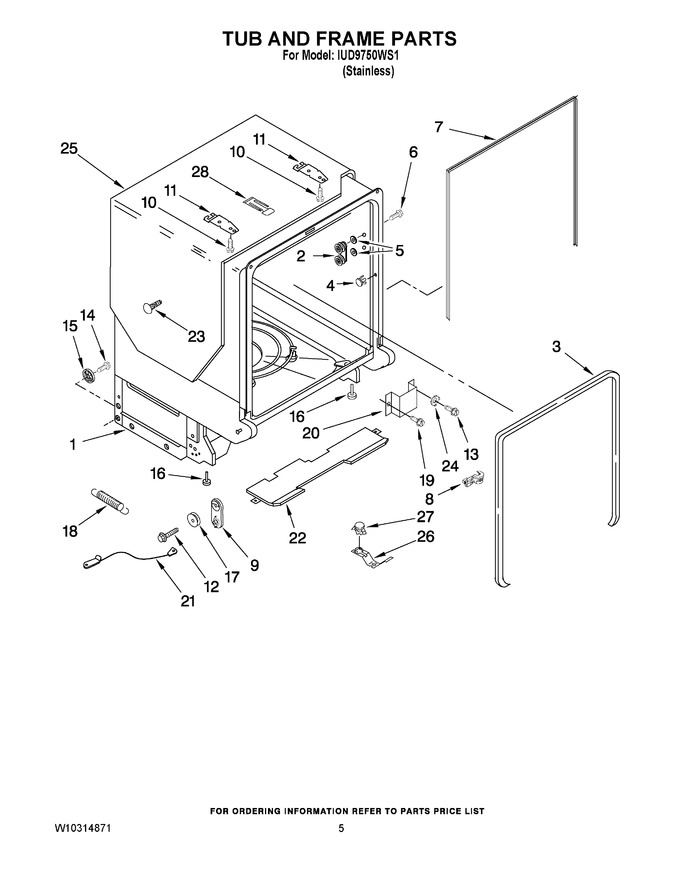 Diagram for IUD9750WS1