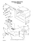 Diagram for 02 - Freezer Liner Parts