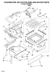 Diagram for 02 - Evaporator Ice Cutter Grid And Water Parts