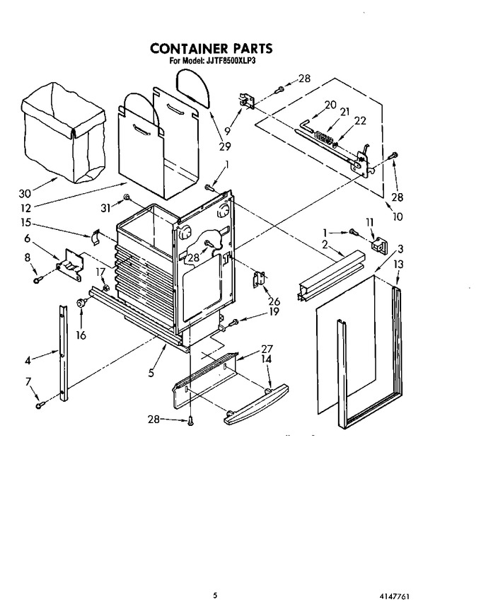 Diagram for JJTF8500XLP3