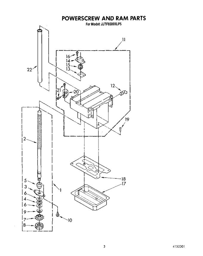 Diagram for JJTF8500XLP5