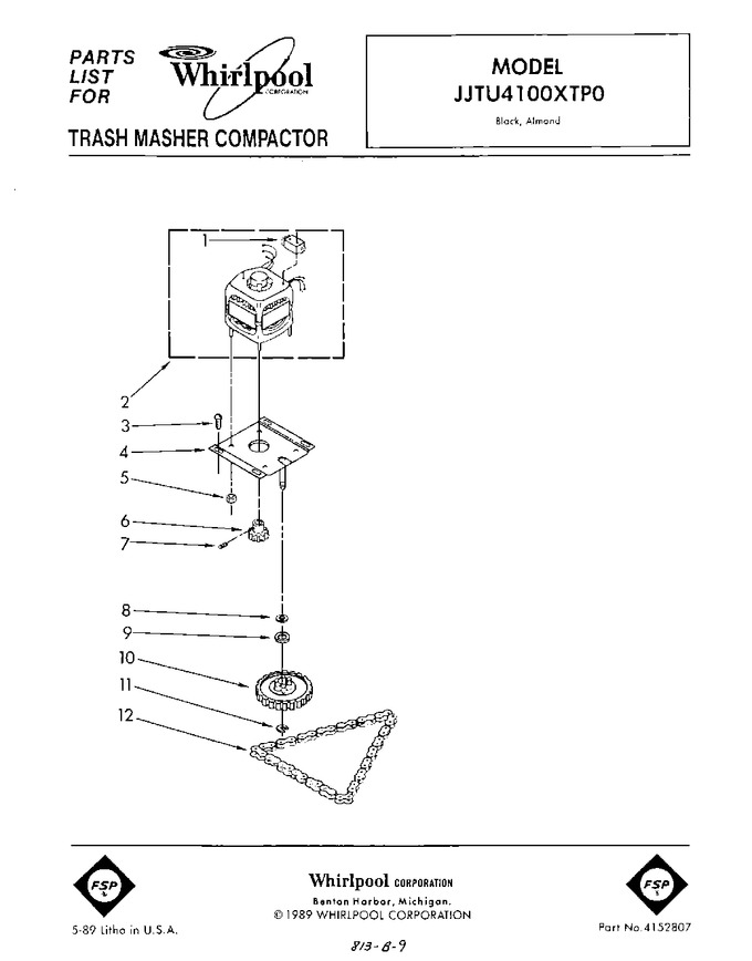 Diagram for JJTU4100XTP0