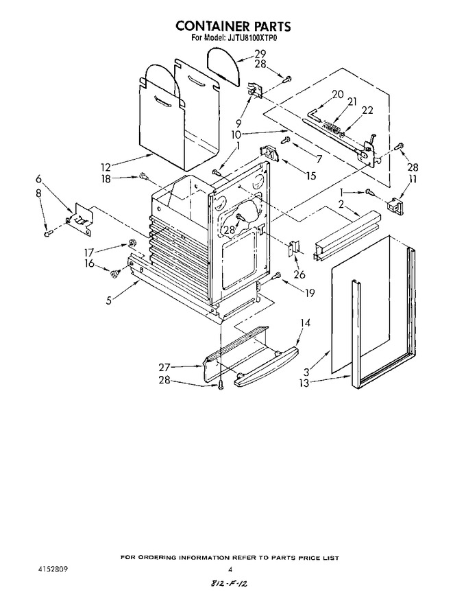 Diagram for JJTU8100XTP0