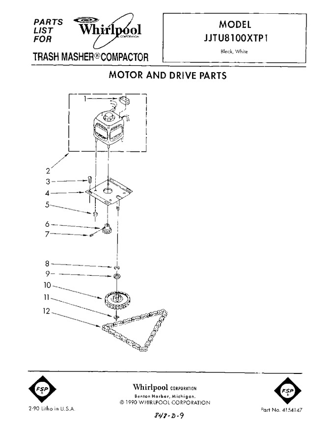 Diagram for JJTU8100XTP1