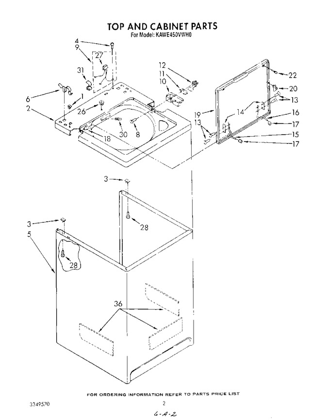 Diagram for KAWE450VAL0