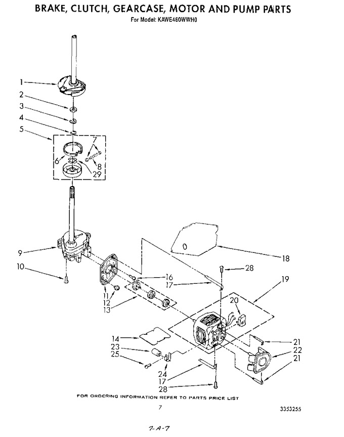 Diagram for KAWE460WAL0