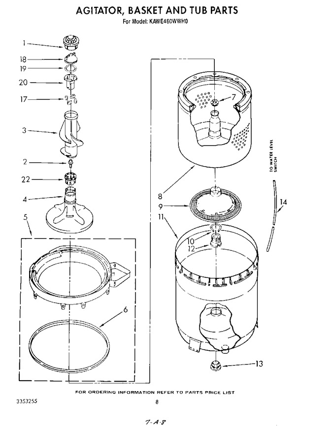 Diagram for KAWE460WWH0