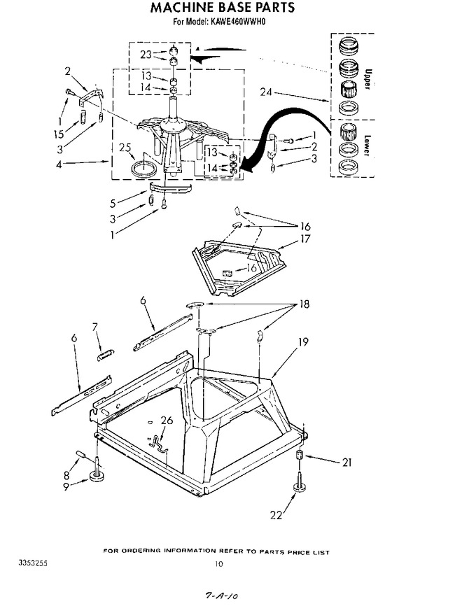 Diagram for KAWE460WWH0
