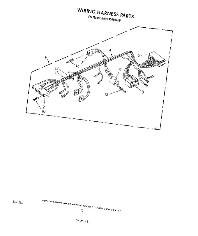Diagram for KAWE460WWH0