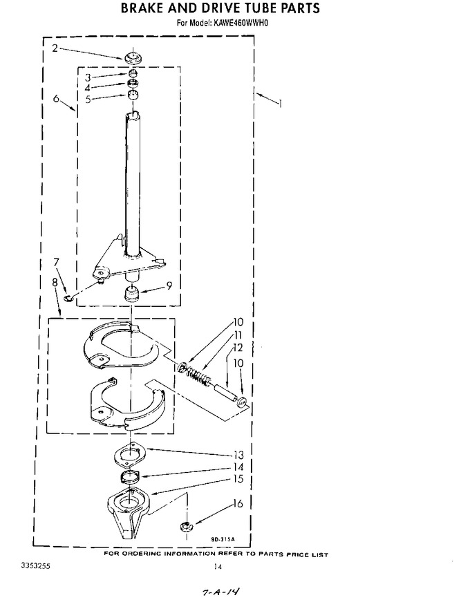 Diagram for KAWE460WWH0