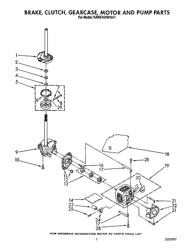 Diagram for KAWE460WAL1