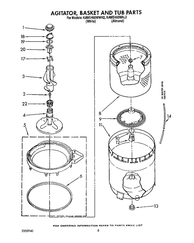Diagram for KAWE460WAL2