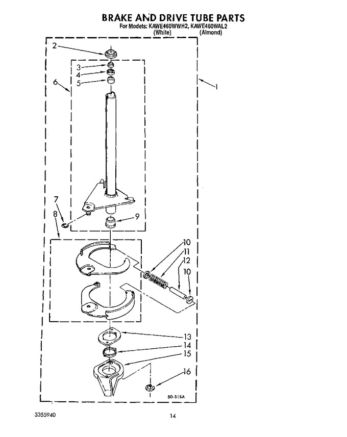 Diagram for KAWE460WAL2