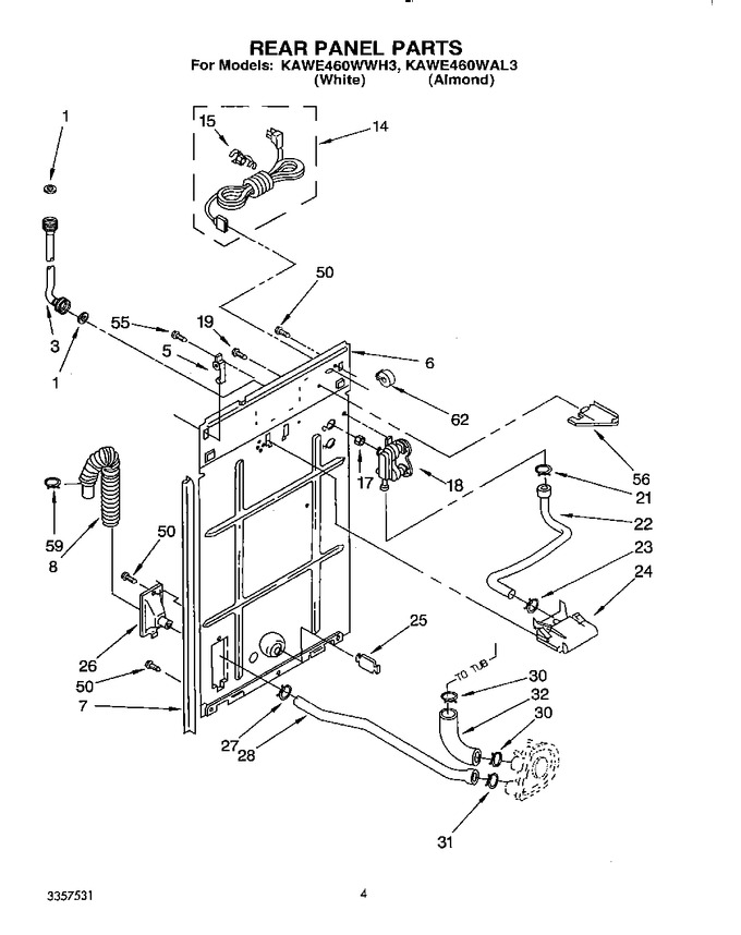 Diagram for KAWE460WAL3