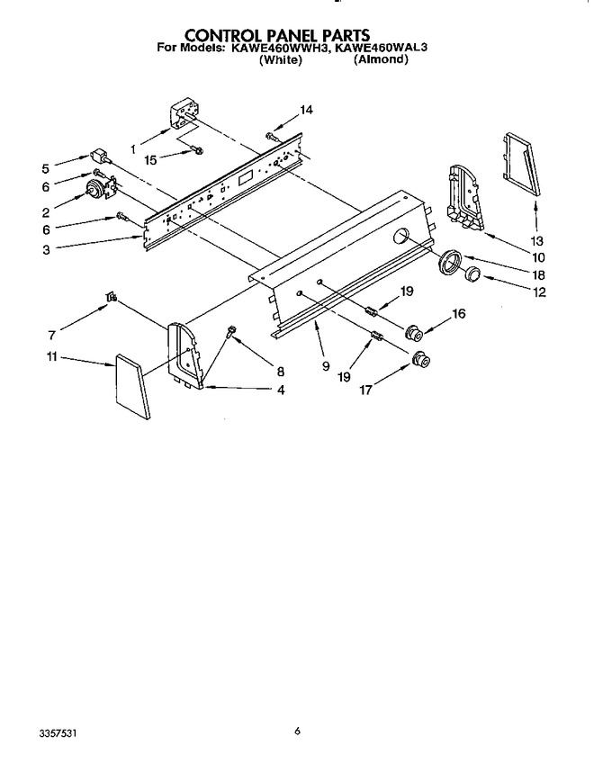 Diagram for KAWE460WAL3