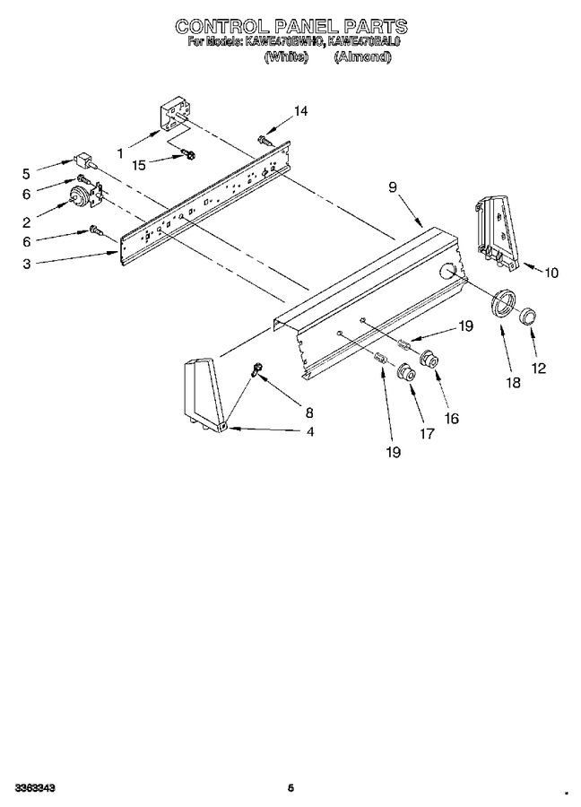 Diagram for KAWE470BAL0